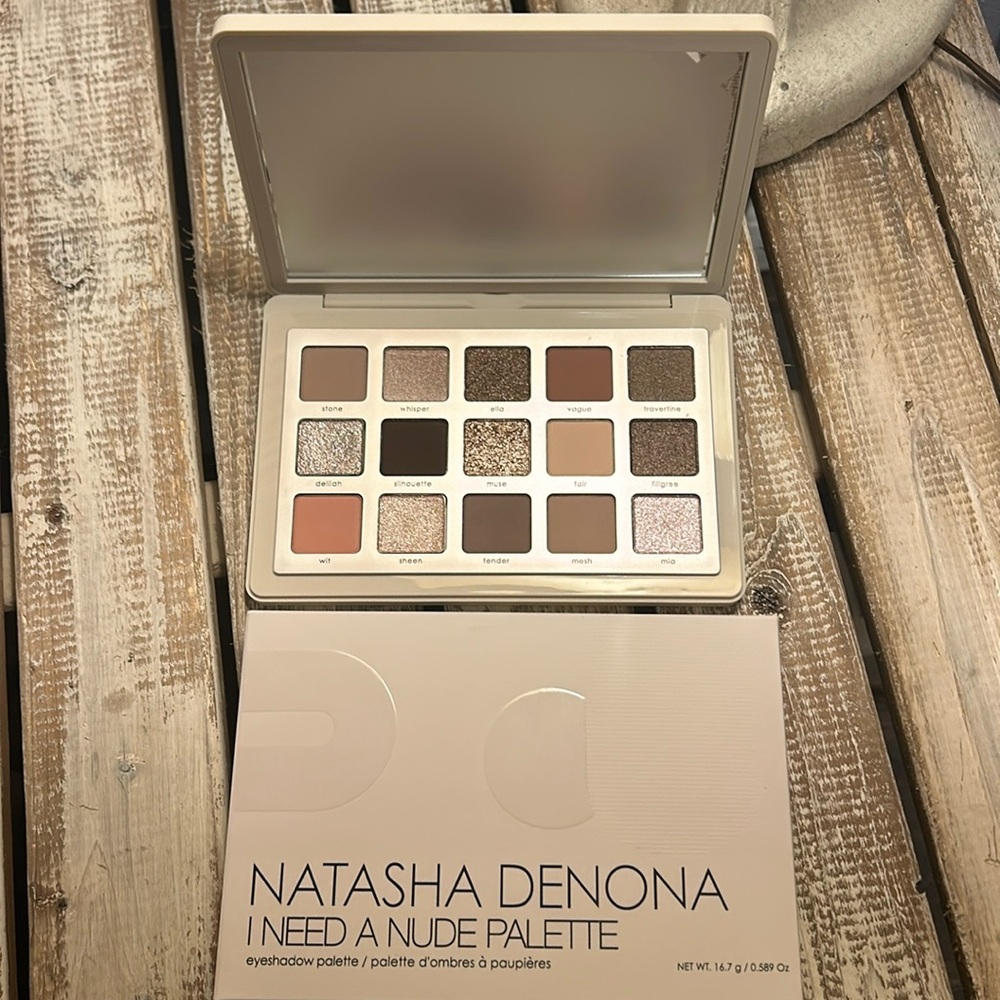 NWT Natasha Denona I Need a Nude Palette Eye Shadow Palette